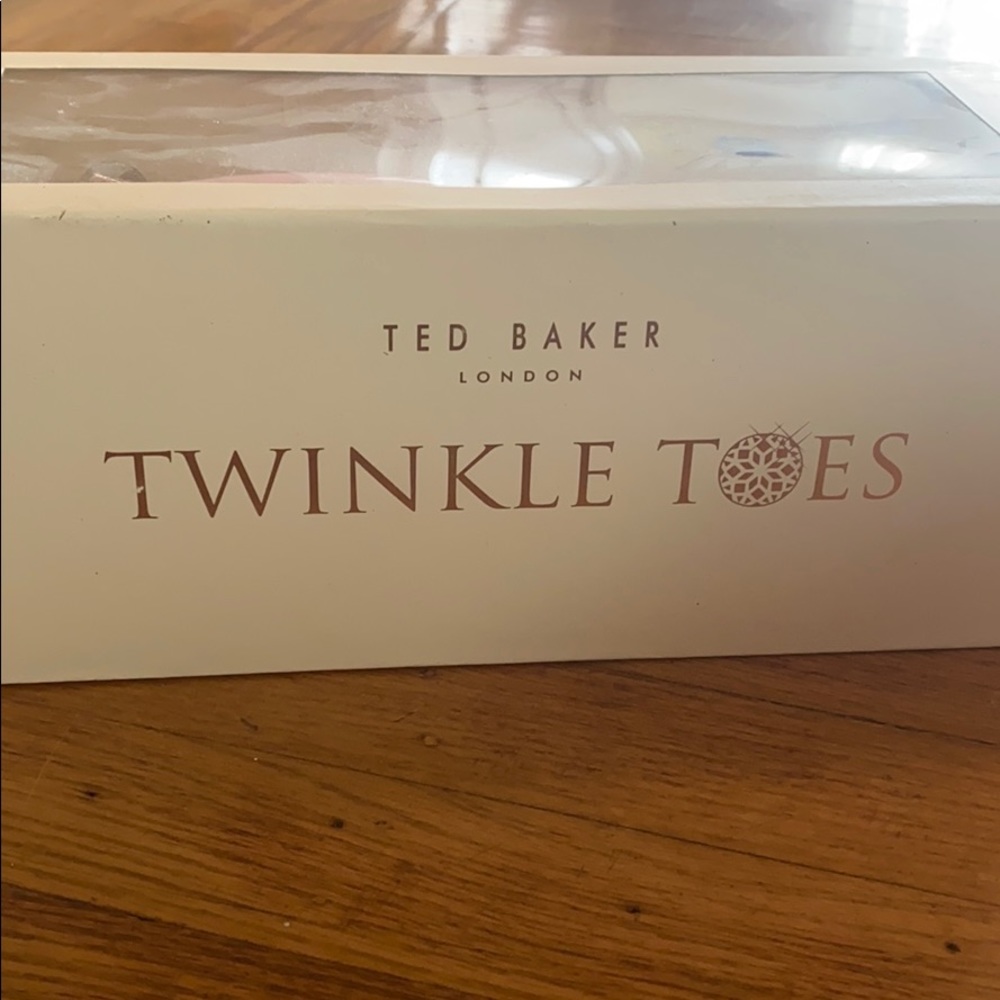 Ted Baker slim bow jelly pump flats